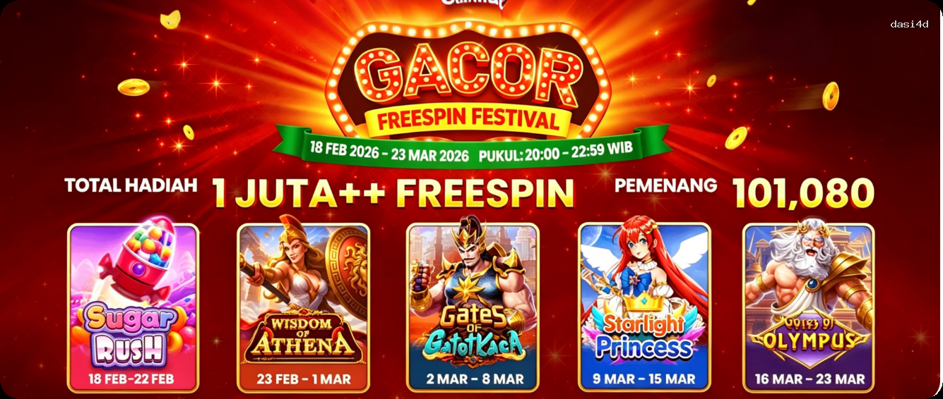 Login dasi4d Sekarang Bonus Melimpah
